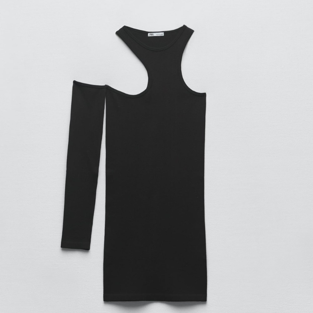 ZARA SEAMLESS CUT-OUT DRESS - Picture 5 of 7